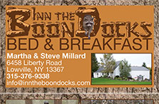 Inn The Boondocks | Business Card | 10.2010