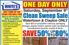 White's Lumber | Clean Sweep | 9.2006